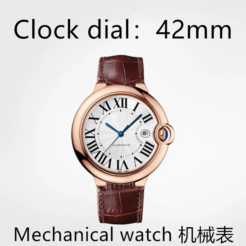 

2026 Updated High End Unisex Durable Automatic Mechanical And Quartz Chronograph Watches Rose Gold Black Blue Hands Breathable