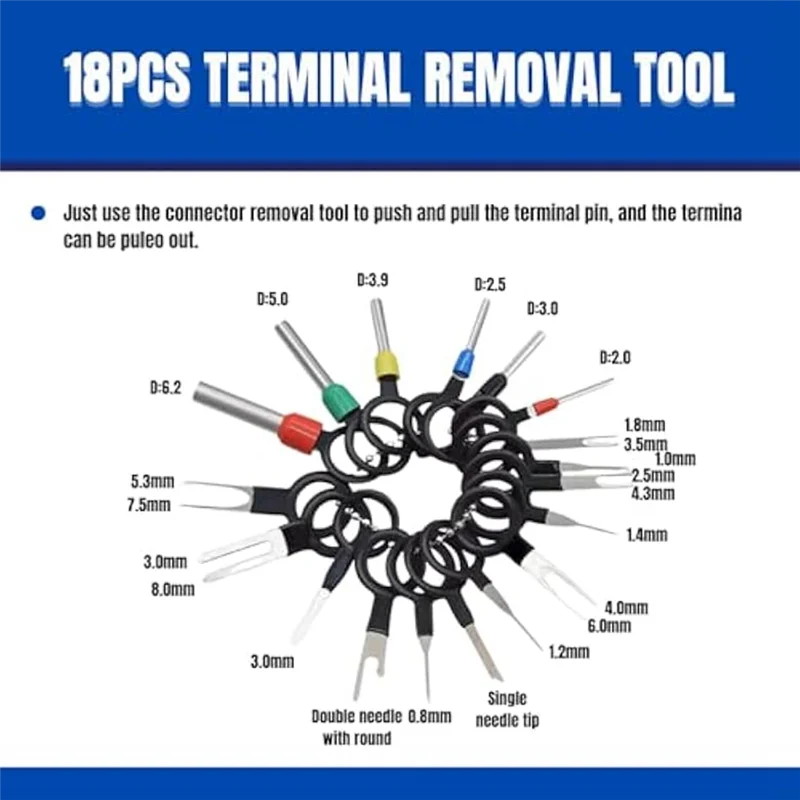 

Stable Performance-940PCS Automotive Electrical Wire Terminal Connector Kit, 26 Types From 1-3.5Mm With Terminal Removal Tool Fo