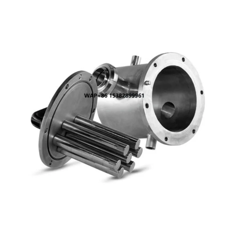 Strong Magnet Clamp Magnetic Strainers Flanged Grate Bar Separator Oil Food Grade 304 316 Filter Liquid Magnetic Hopper Trap