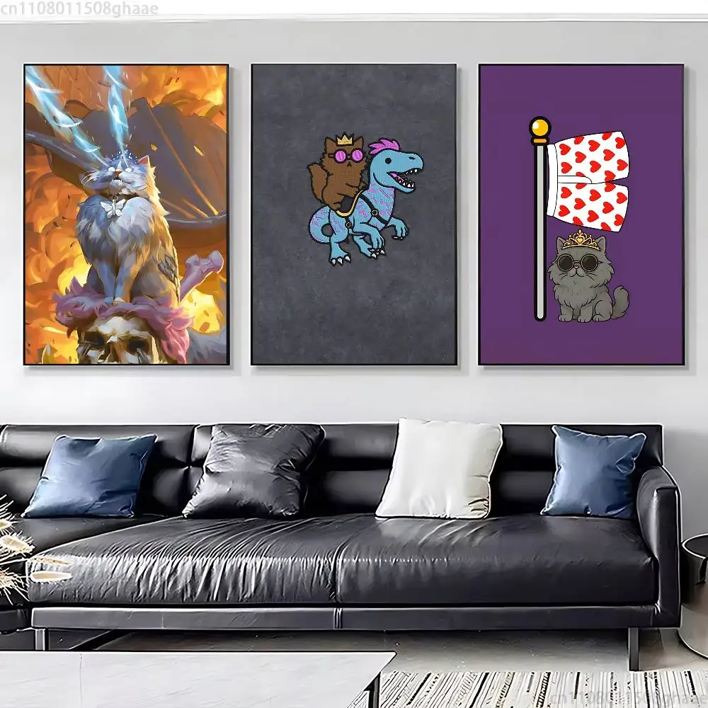 D-Dungeon Crawler Carl Classic Poster Wall art print art suitable for living room bedroom bar parlor home decoration gift