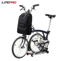 Litepro Folding Bicycle Large Capacity Portable Waterproof Backpack For Brompton Dahon Bike Business Leisure Travel Bag