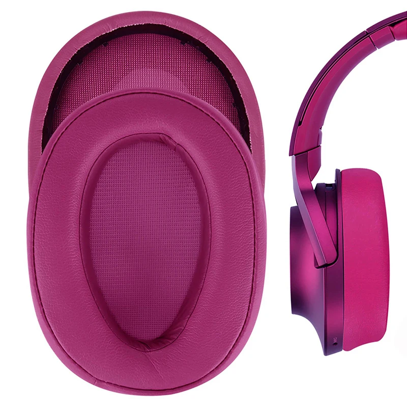 Replacement Ear Pads For Sony MDR 100A 100AAP H600A Headphone Accessories Earpads Headset Ear Cushion Repair Parts Leather