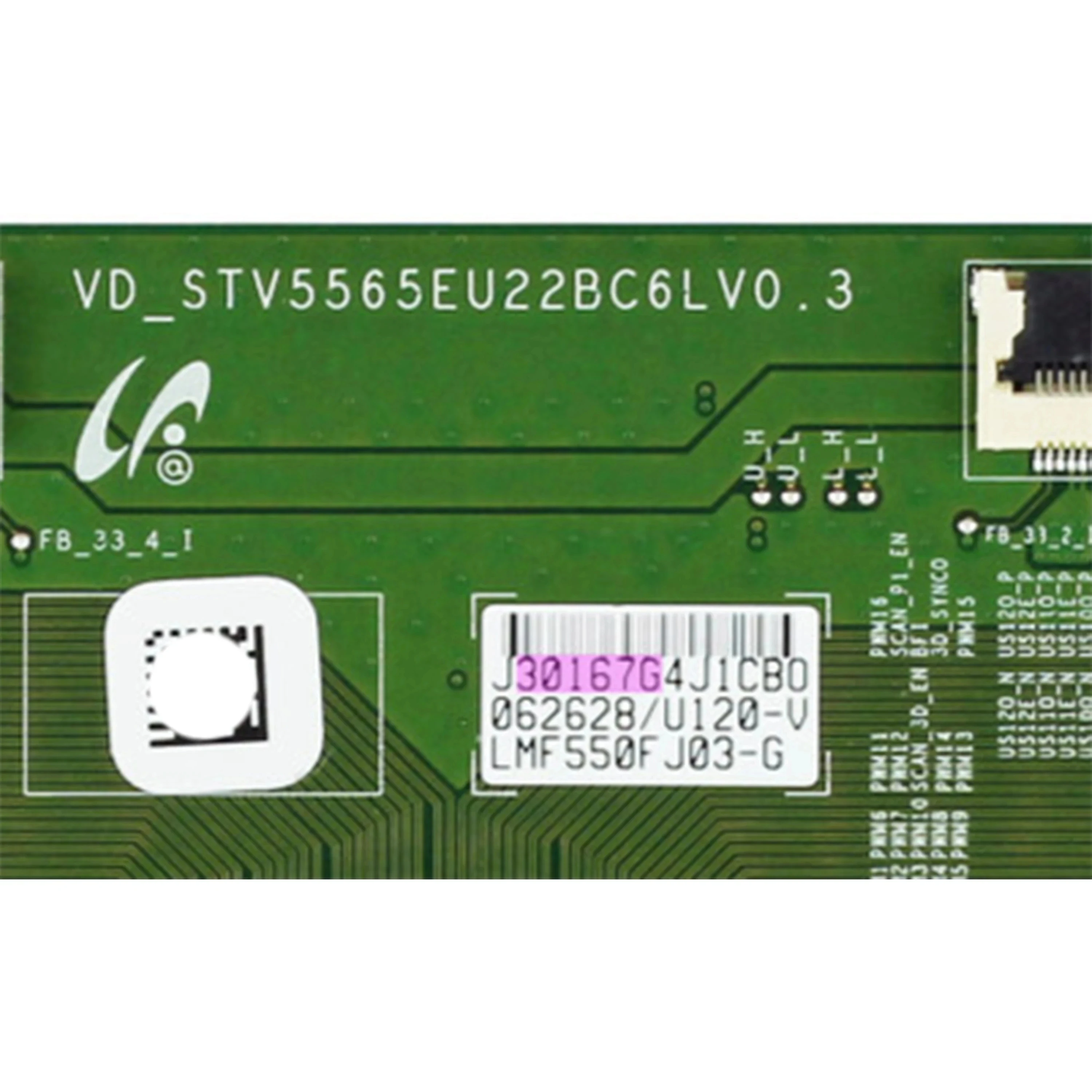 Original T-con VD_STV5565EU22BC6LV0.3 55‘’ / 65‘’ board for Samsung 55 65 inch Original Logic Board VD STV5565EU22BC6LV0.3