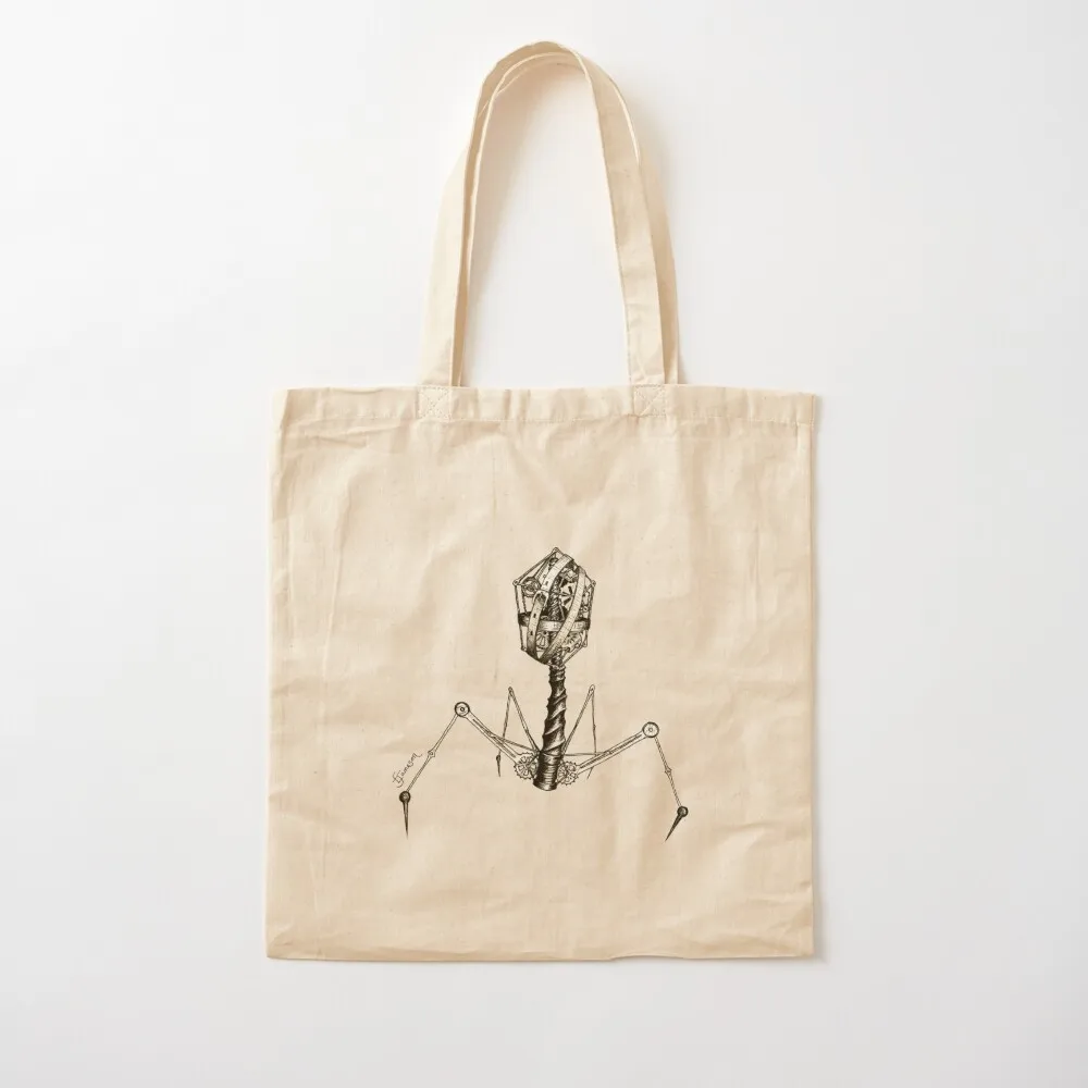 

Built phage Tote Bag Women's tote bag Canvas bag shopping logo Canvas Tote