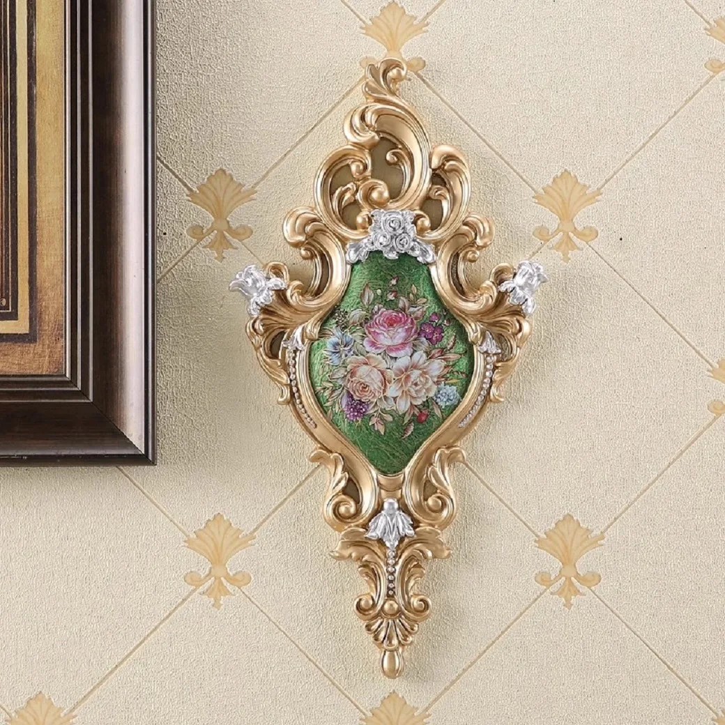 European lace retro wall hanging creative wall decoration pendant background wall flower and bird artwork