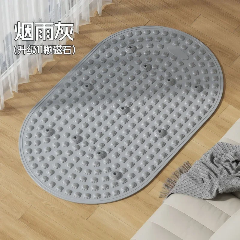 New Arrival Liquid Silicone Foot Acupressure Mat Plantar Meridian Massage Pad Indoor Walking Reflexology Mat for Home Fitness Re view 2