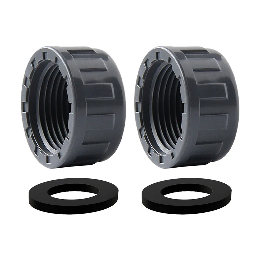 Para melhoria da casa conector de mangueira de rosca fêmea tampa rosqueada redonda aproximadamente 32mm ajuste seguro proteção contra poeira design à prova de vazamento