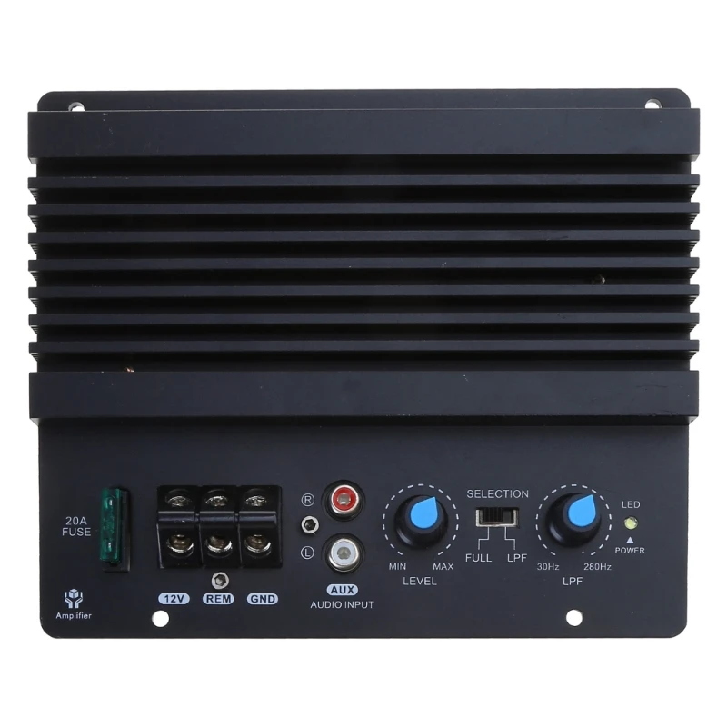 

600W Car Home Stereo Power Amplifier Mono Channel 12V Car Amplifer Subwoofer