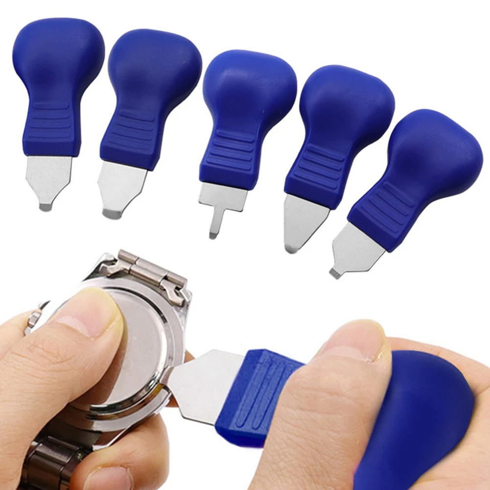 5pcs Watch Pry Cutter Watch Multi-function Watch Prying Watch Case Opener Prying Remover Wrench Repair Hand Tool Kit