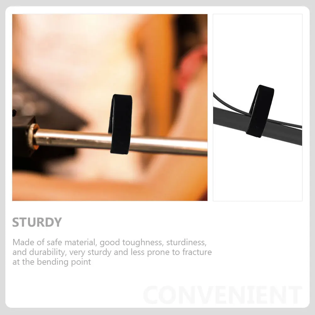 15 قطعة مشابك كابلات الميكروفون حامل بلاستيكي قوي لميكروفون منظم الكابلات القطب المشبك اكسسوارات مشبك الميكروفون مشبك الميكروفون #1