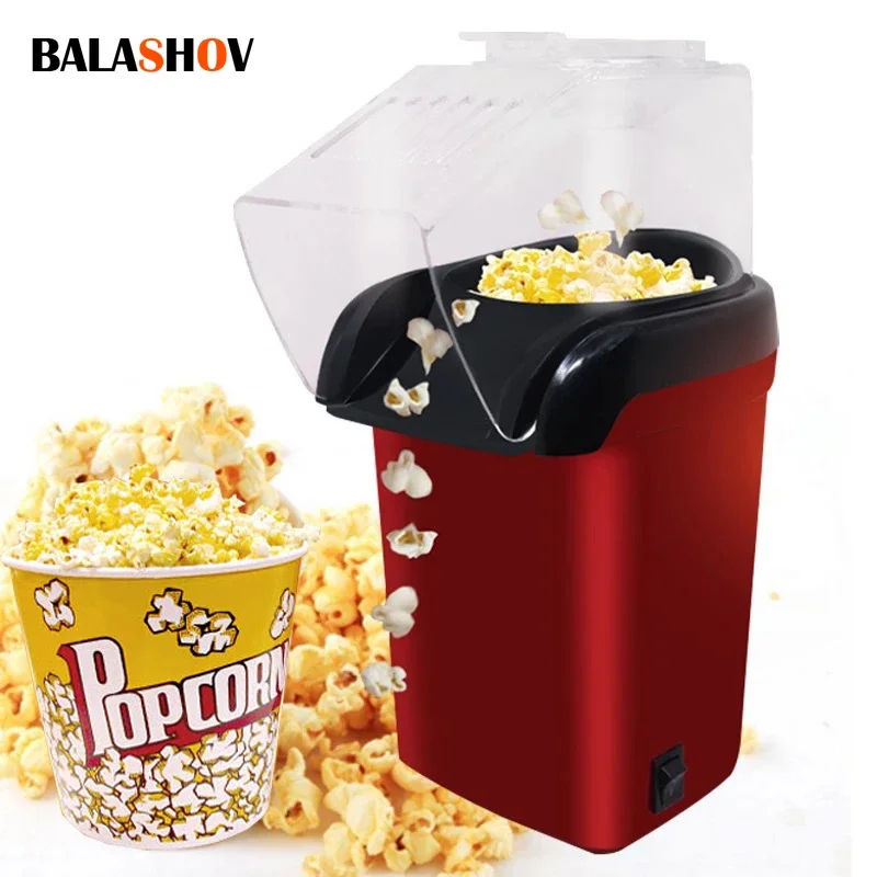 

1200W Electric Hot Air Popcorn Maker EU Plug for Home Kitchen