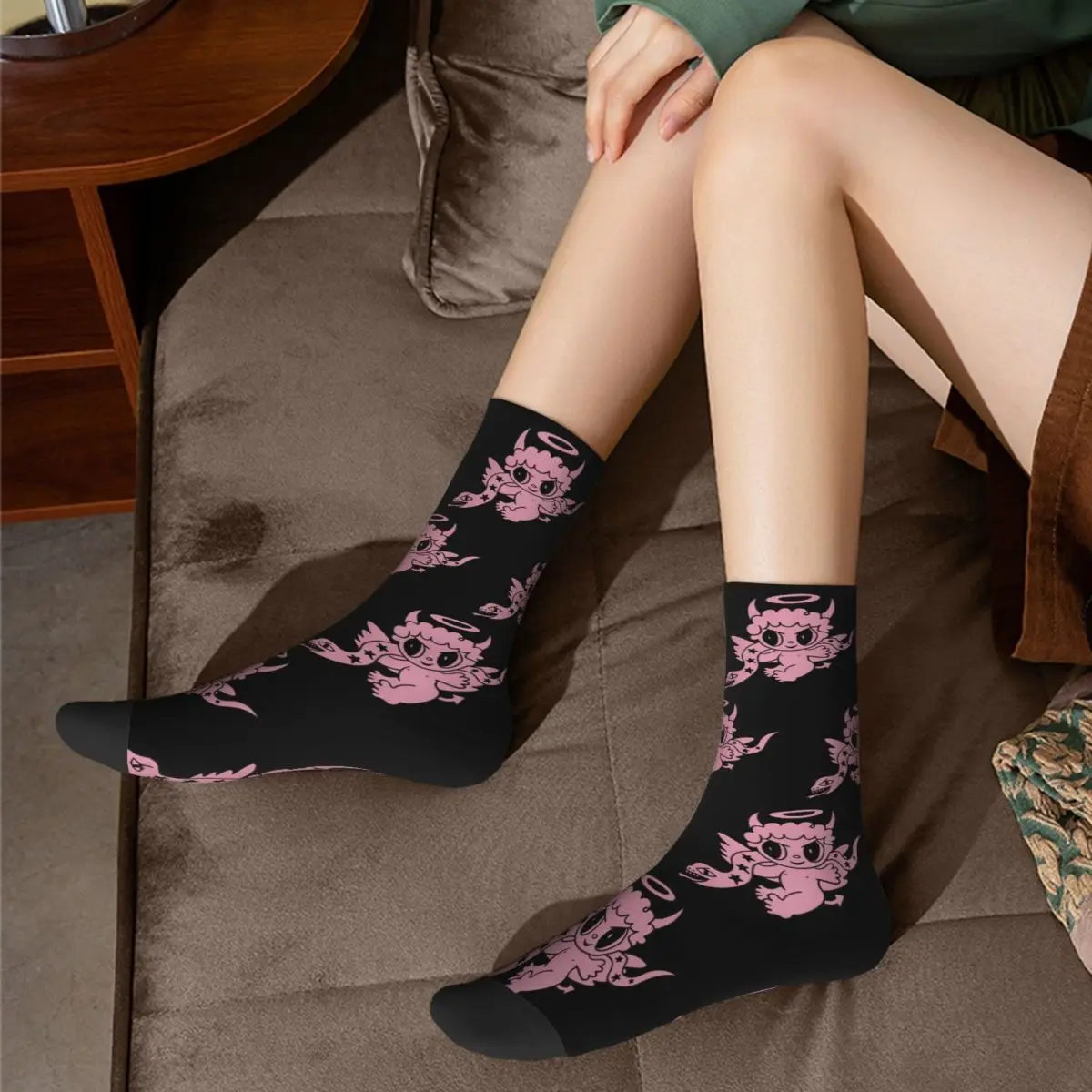 Calcetines divertidos y felices para hombre y mujer, calcetín de poliéster con estampado de Hip Hop, Bichota, temporada KAROL G 2023, primavera, verano, Otoño e Invierno