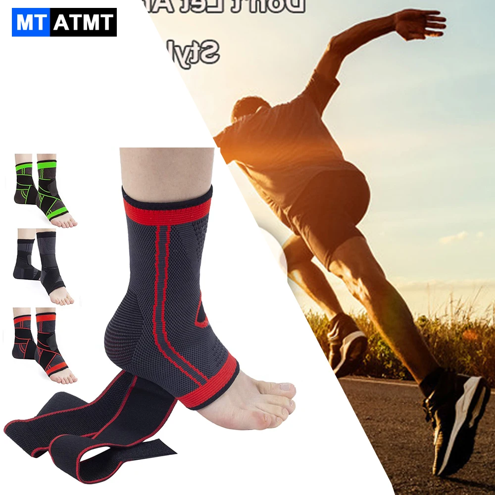 

1Pair Compression Ankle Support Brace Sleeve for Injury Recovery, Joint Pain,Foot Stabilizer,Wrap Against Ankle Sprains Swelling