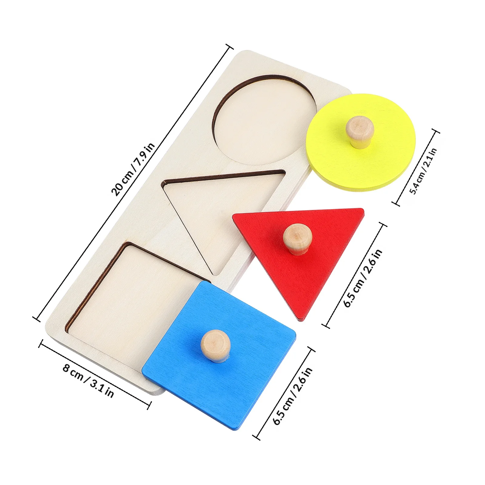 1 jeu de puzzles géométriques, mathématiques, éducatifs, Montessori, préscolaire, formation, apprentissage des couleurs et des formes, reconnaissance œil-main