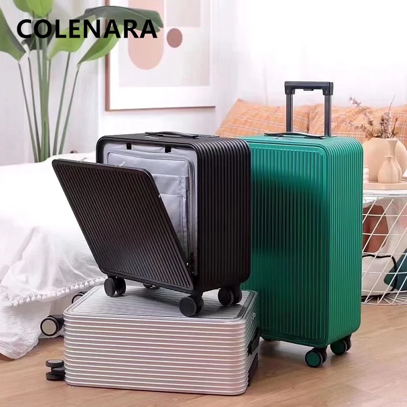 COLENARA Metal Aluminum Magnesium Alloy Luggage 17