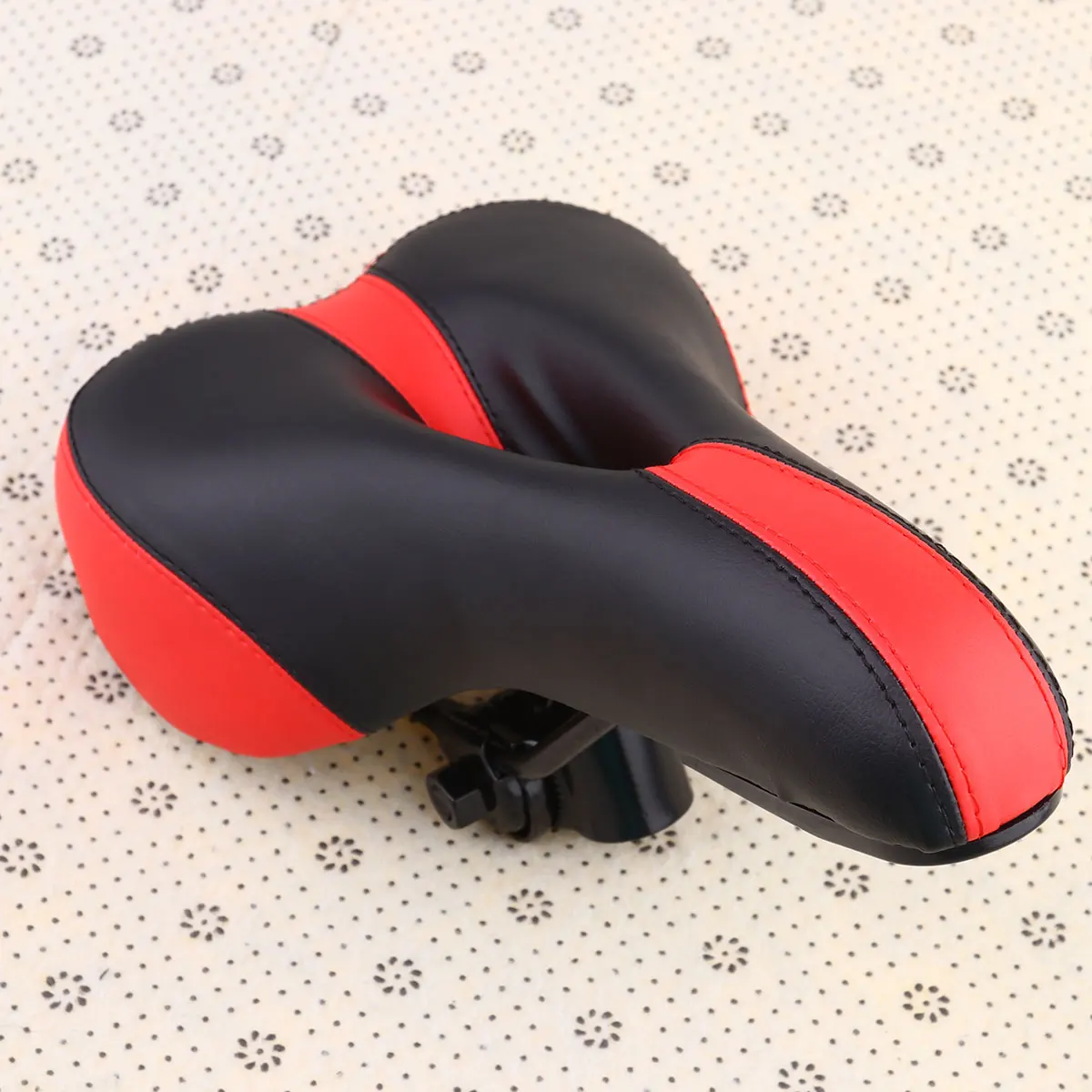 

Thickened Bike Saddle Comfortable Seat for Bicycles Ergonomic Design Shock Absorbing Blue Compatible Practical Padded Mountain