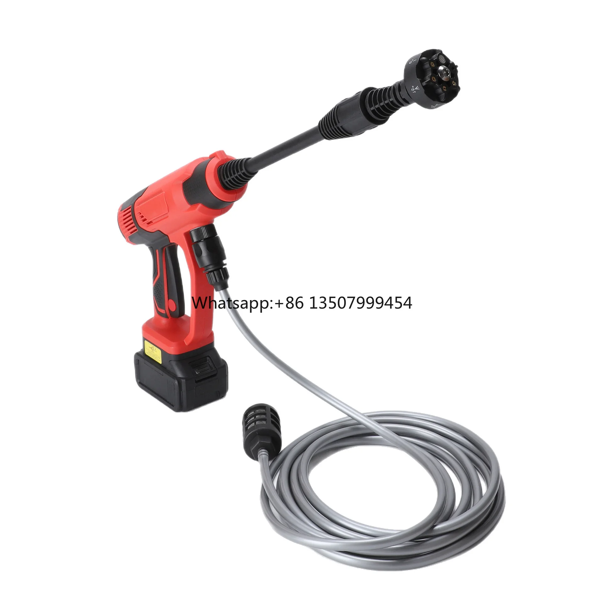 

Household Industrial DIY Portable Battery-Powered High-pressure Water Gun Cleaning Car Washing Machine 30BAR 4L/Point