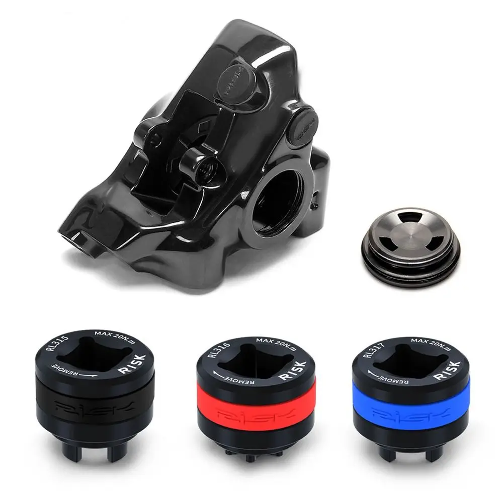Aluminum Alloy Bicycle Disc Brake Tools Repairing Multi-functional Brake Piston Removal for Shimano M9200/M9220/R9270