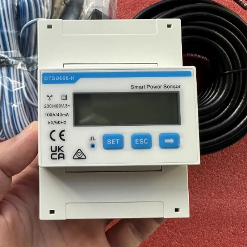 

Huawei Anti-Reverse Power Flow Meter Device DTSU666-H Three-Phase 100A Meter For Huawei 3 Phase Inverters Smart Power Sensor