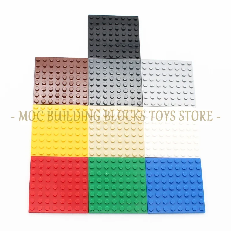 MOC Parts 41539 Plate 8x8 Building Blocks Bricks Classic DIY Enlighten Architectural Baseplate Compatibility Accessories Toys