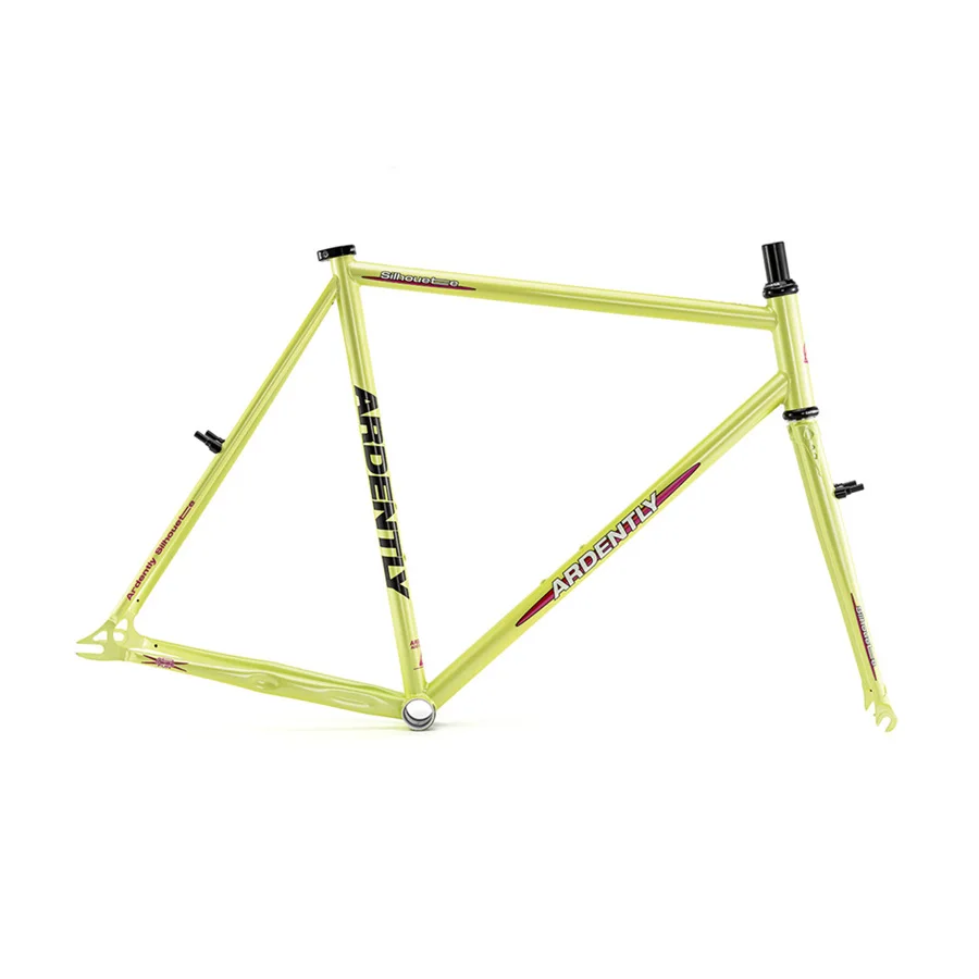ARDENTLY Silhouete Stahlrahmen-Set All-Terrain-Rahmen, 700C, Fixed-Gear-Fahrrad, Singlespeed-Fahrradteile, 50cm, 52,5cm, 55cm, 57,5cm