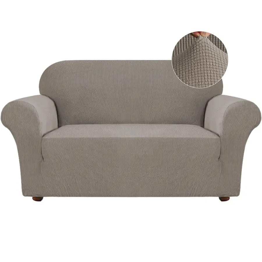 

Чехол для дивана-кровати, чехол для двухместного дивана, чехол для дивана с 2 подушками, 1-секционный чехол для дивана для гостиной из жаккардовой ткани