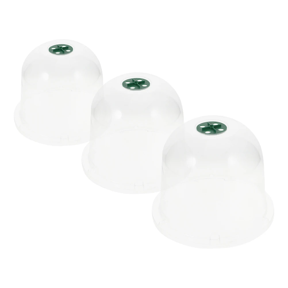 

3 Pcs Nursery Cover Dome from Clear Plant Covers Transparent Greenhouse Outdoor