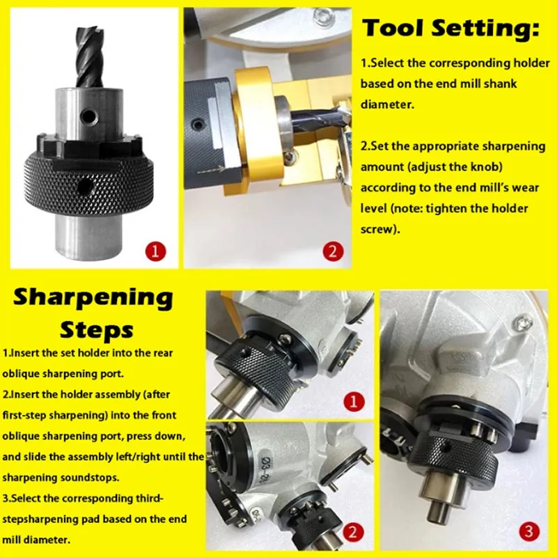 

Высокоточный фрезерно-шлифовальный станок для резки, малый, 5000 об/мин, диаметр фрезы Φ3-16, для 2, 3 и 4-лезвийных фрез, 220В