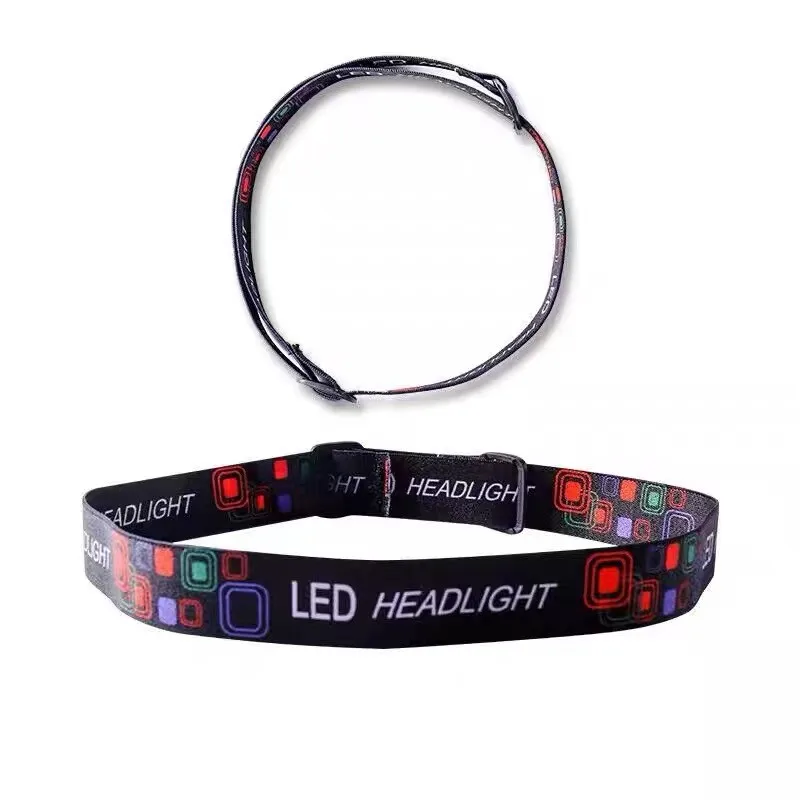 Adjustable LED Headlight Headband Non-slip High Elasticity Elastic Headlight Strap