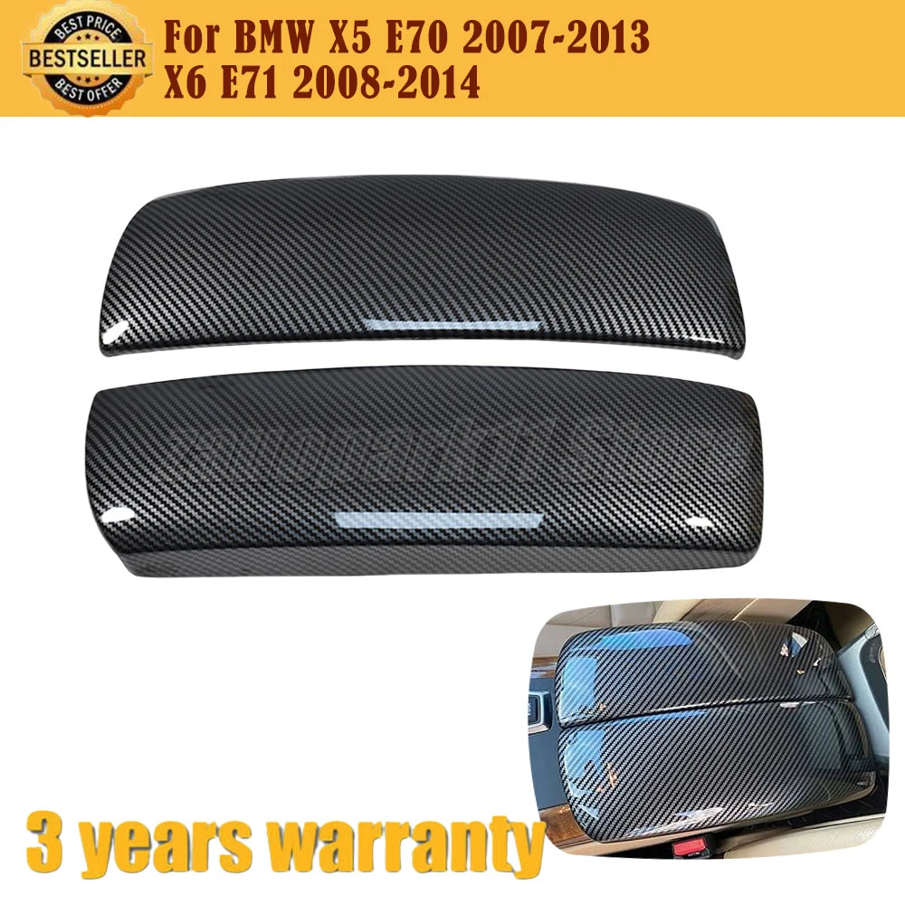 Car Center Armrest Console Box Trim Cover Fit For BMW X5 E70 2007-2013 / X6 E71 2008-2014 Car Armrest Console Box Trim Panel Fit