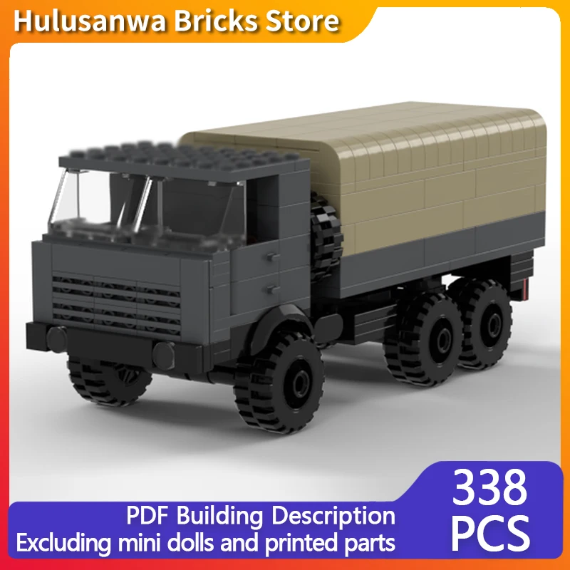 

MAZ-6317 Военный внедорожный грузовик, модель MOC, строительные кирпичи, военное оборудование, модульные технологии, подарки, праздник, сборка, детские игрушки