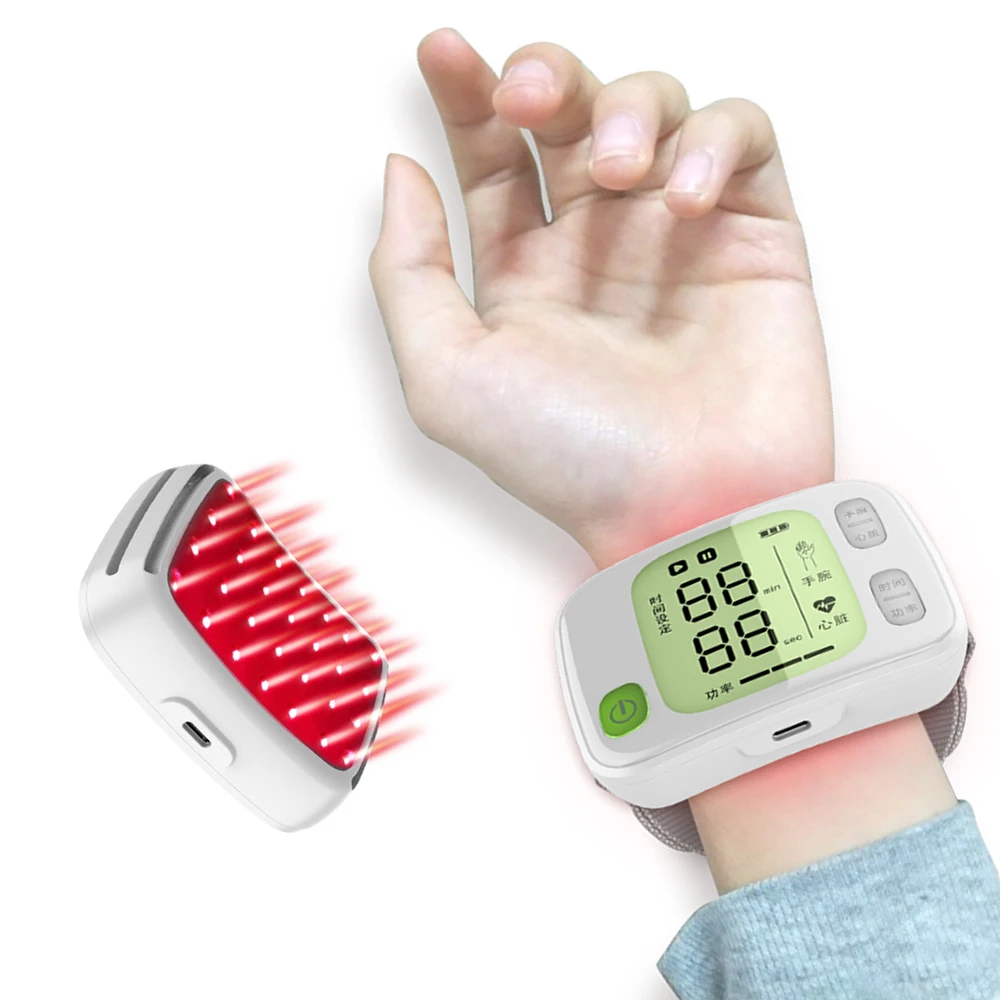 Physical Laser Therapy Wrist Watch for Diabetic Therapy High Blood Pressure High Blood Sugar Treatment Elderly Care Products