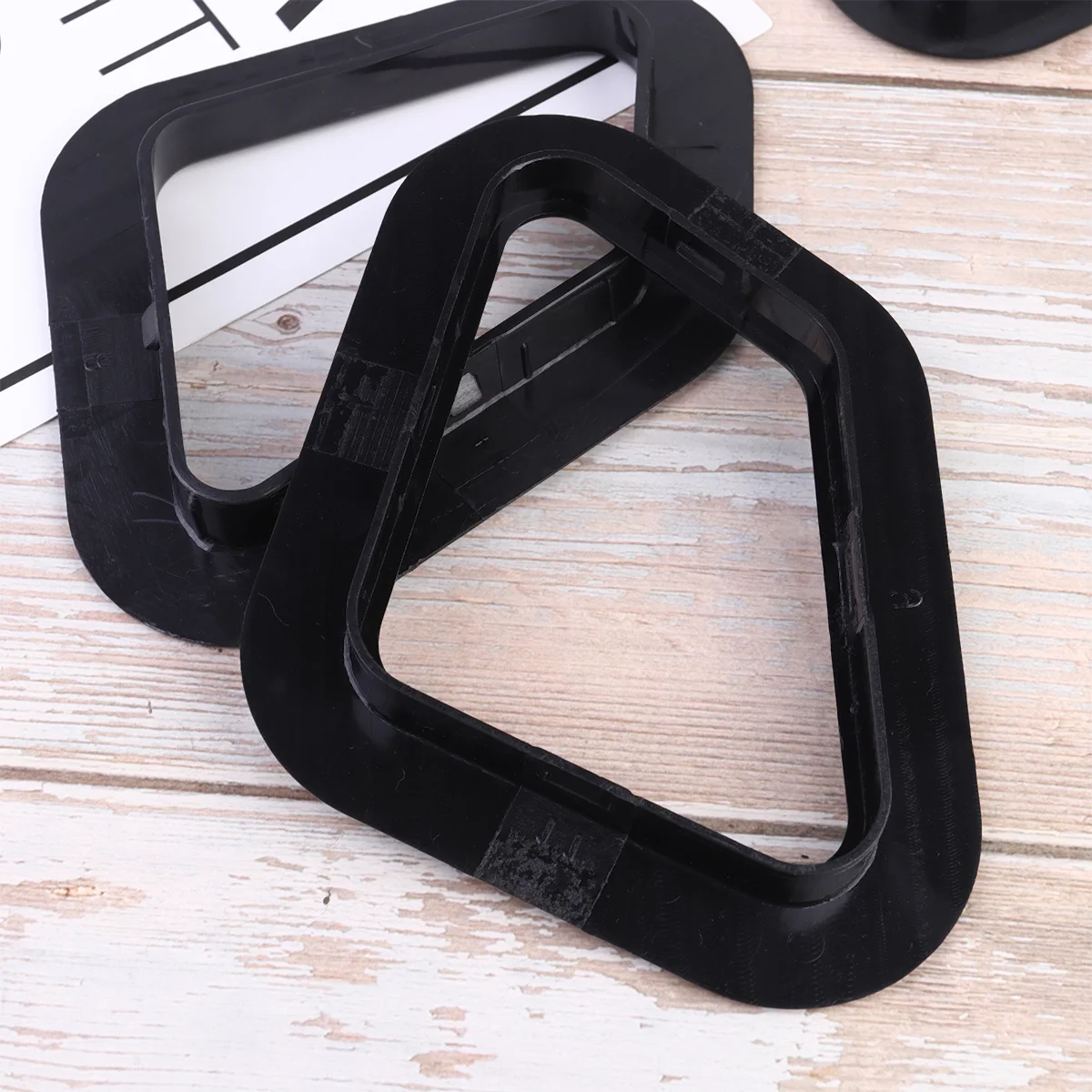 8PCS Office Chair Plastic Buckle Electric Racing Car Chair Accessories Game Seat Chair Accessories for Store Home Bar (15cm Bla