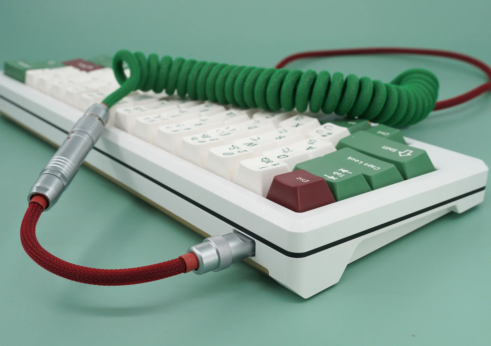 GeekCable Handmade Custom Computer Mechanical Keyboard Data Cable GMK Theme SP Keycap Line New Camping