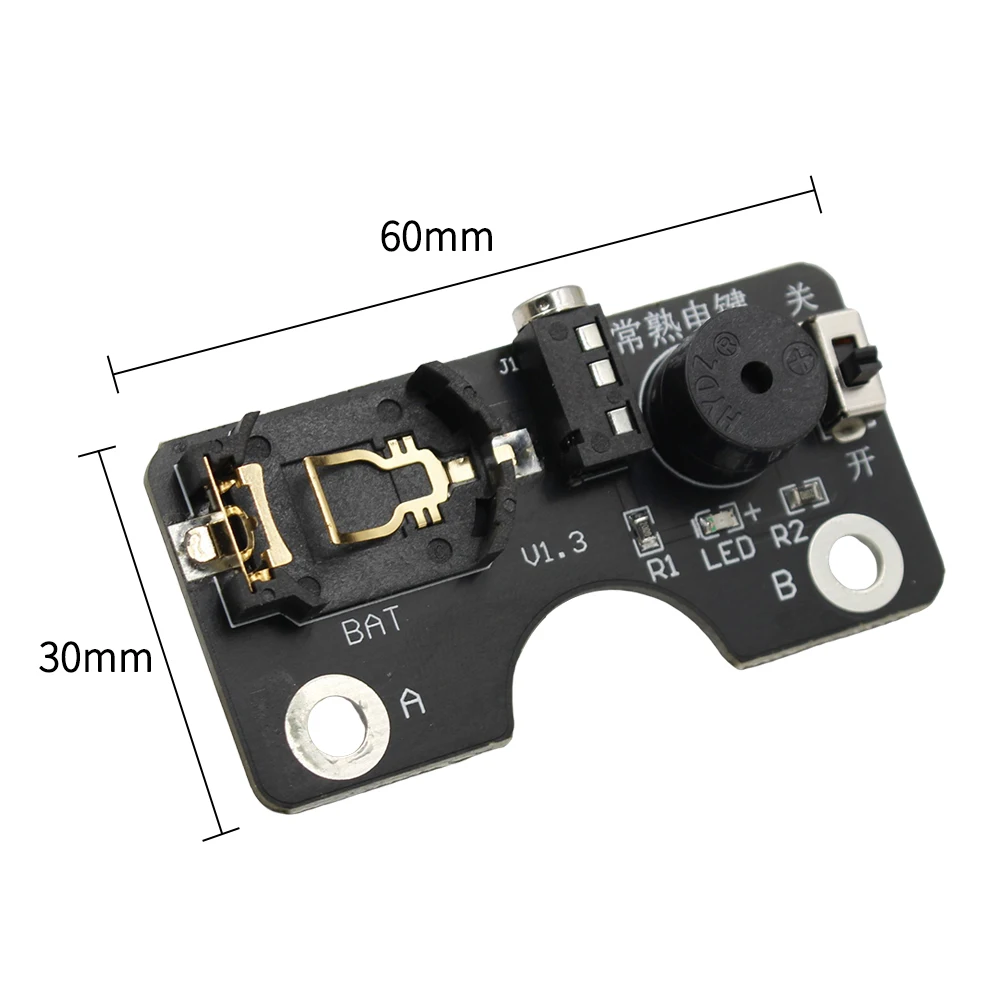 1pc Electric Key Light Sound Circuit Board AL-347 CW Trainer For Vband Keyer Connector CW Morse-Key Training Exercises