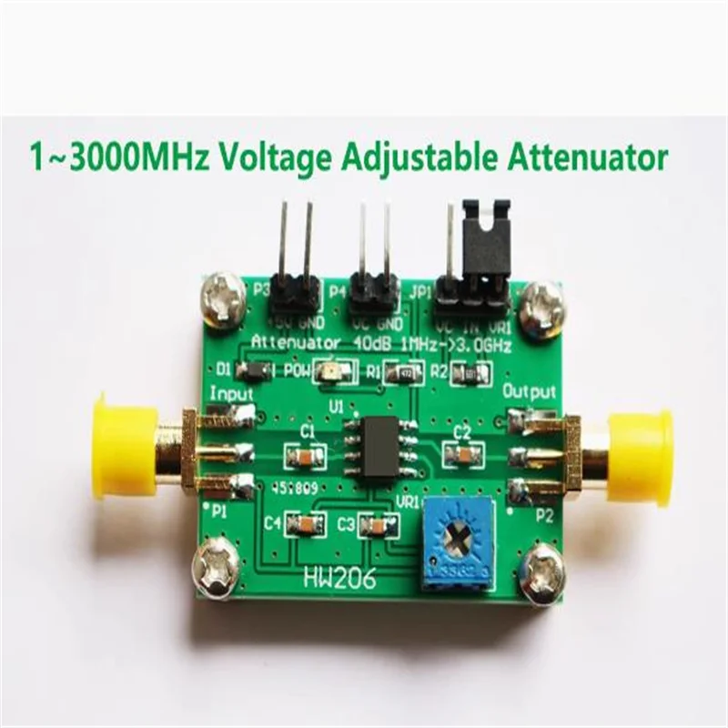 Модуль аттенюатора с регулируемым напряжением от 25 м до 3 ГГц