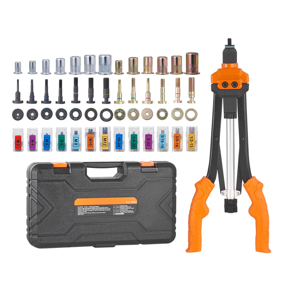Professional Rivet Nut Tool Kit with 186 Rivet Nuts