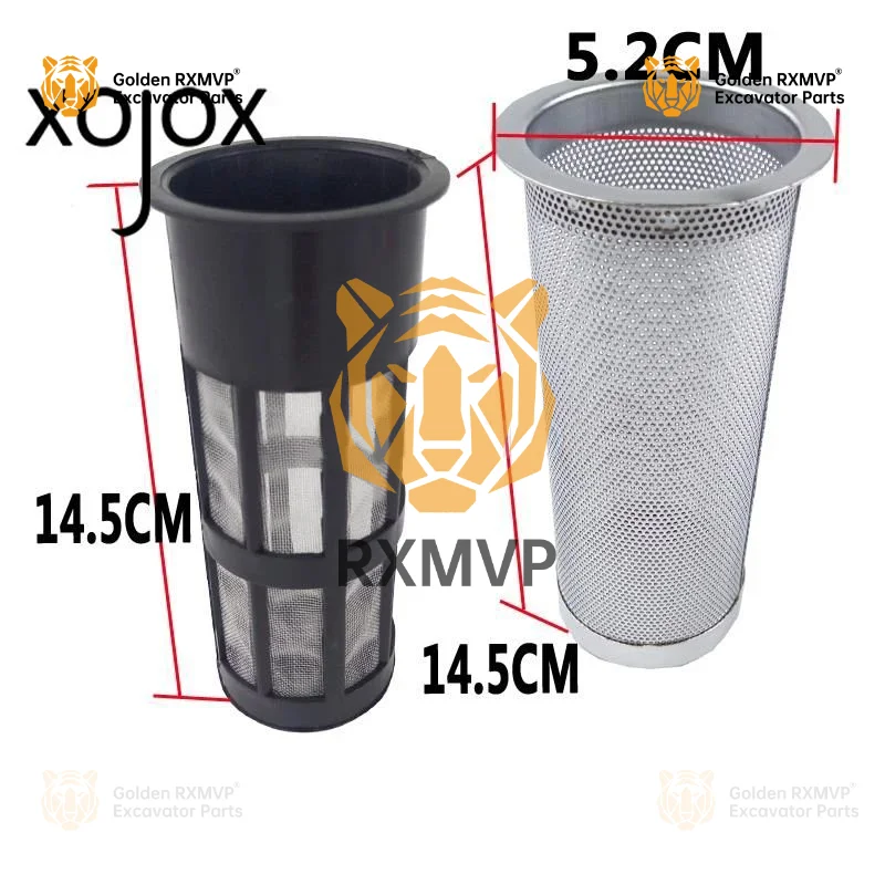 XOJOX Excavator tank filter Diesel fuel tank strainer Excavator Accessories For Hyundai R60 110 130 150 215 225-5-7-9