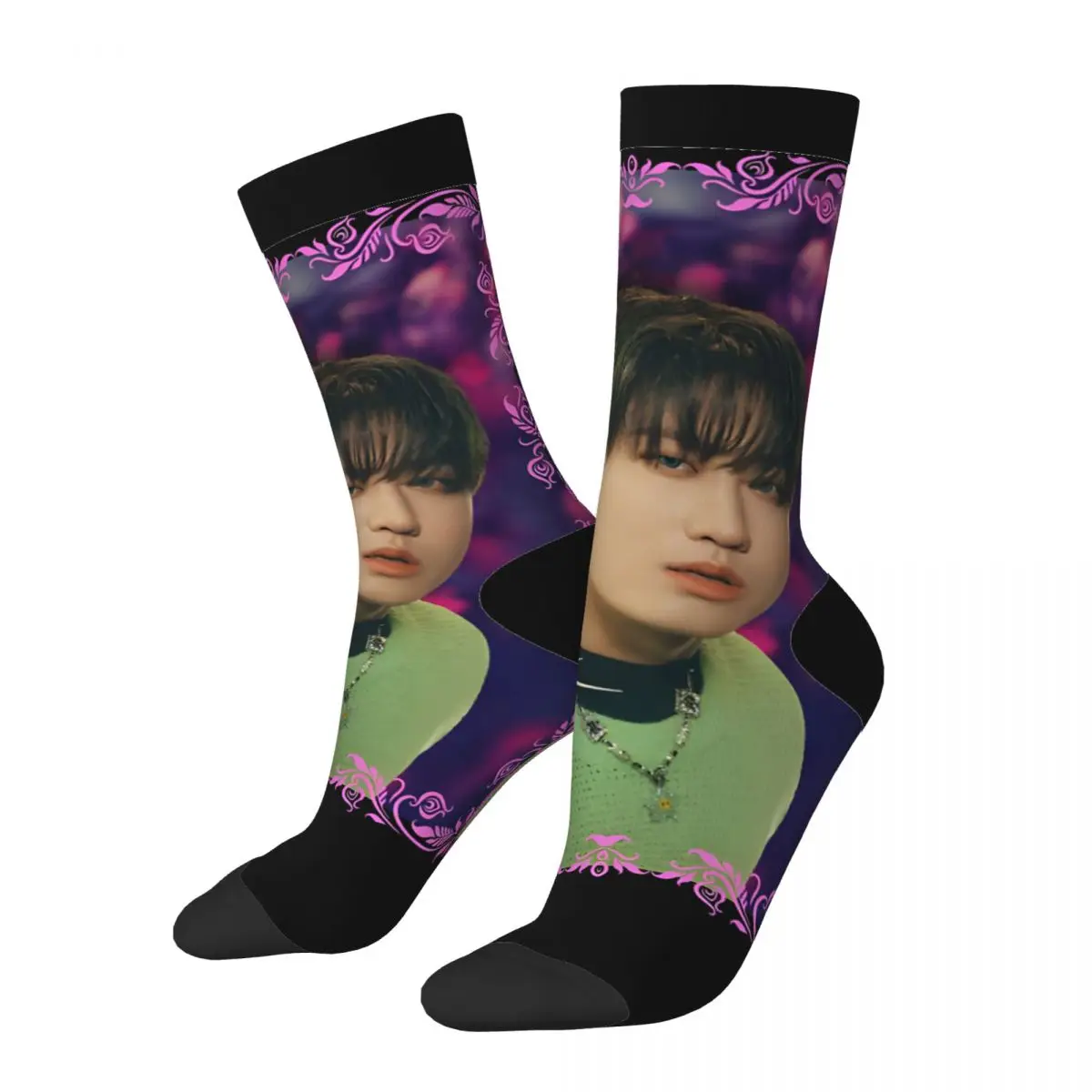 Hip Hop Vintage Berserk Crazy Men\'s compression Socks Unisex Seo changbin Street Style Seamless Printed Funny Novelty Happy Crew