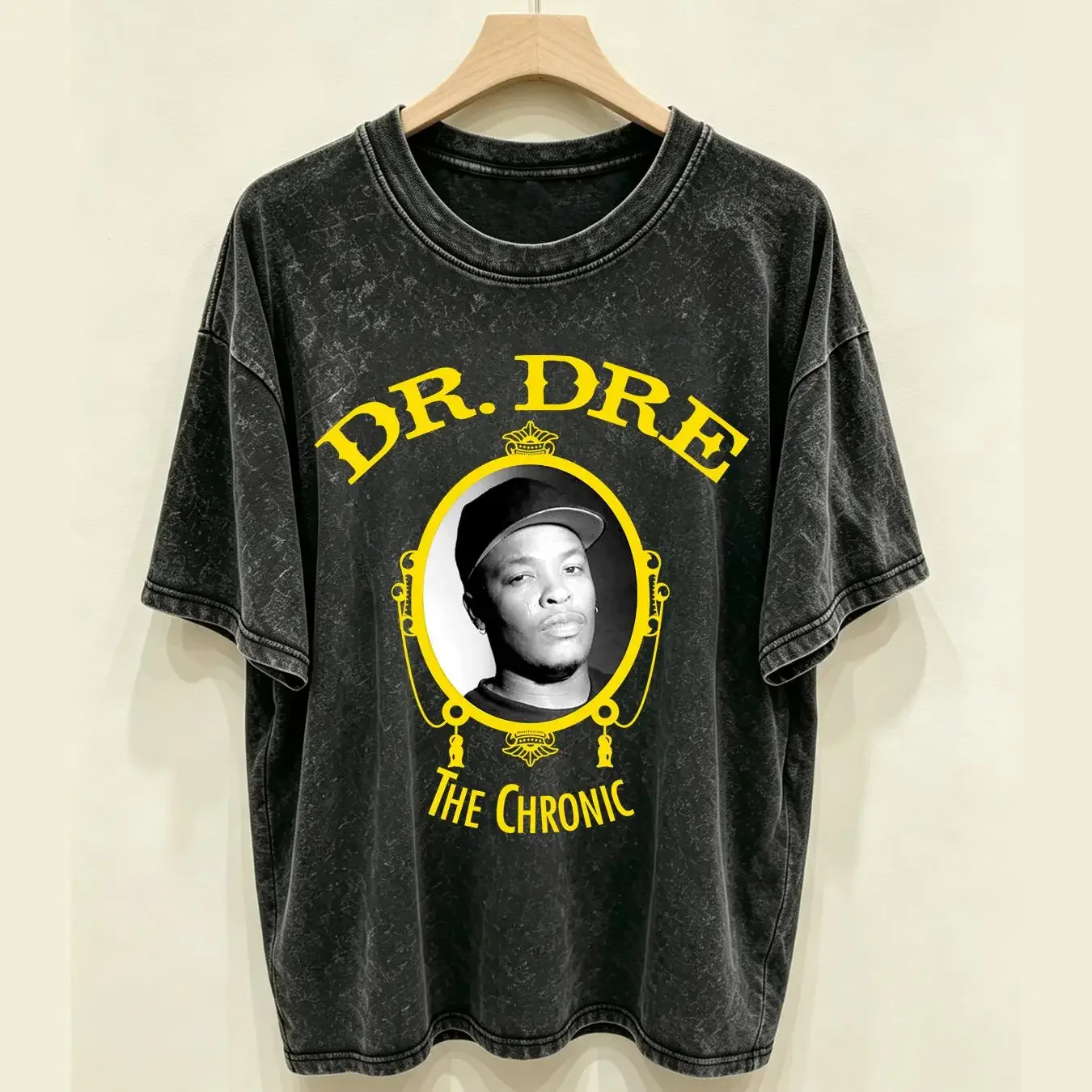 washed T Shirt Vintage 90 s Dr Dre The Chronic Size Large Rap Album Promo Hip Hop Music long or short sleeves vintage Washed