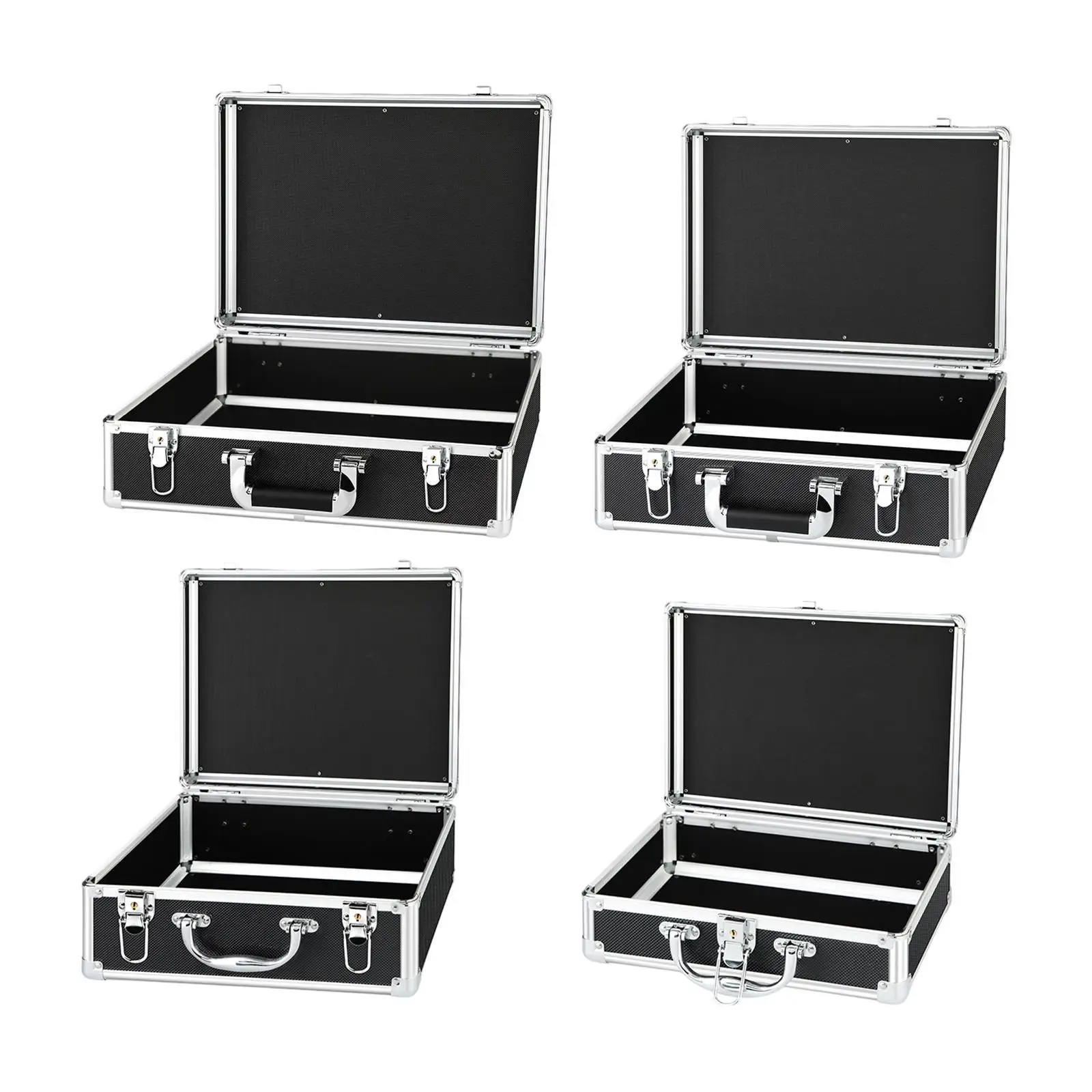 

Aluminum Alloy Case Home Toolbox with Lock Organizer for Travel Men Tools