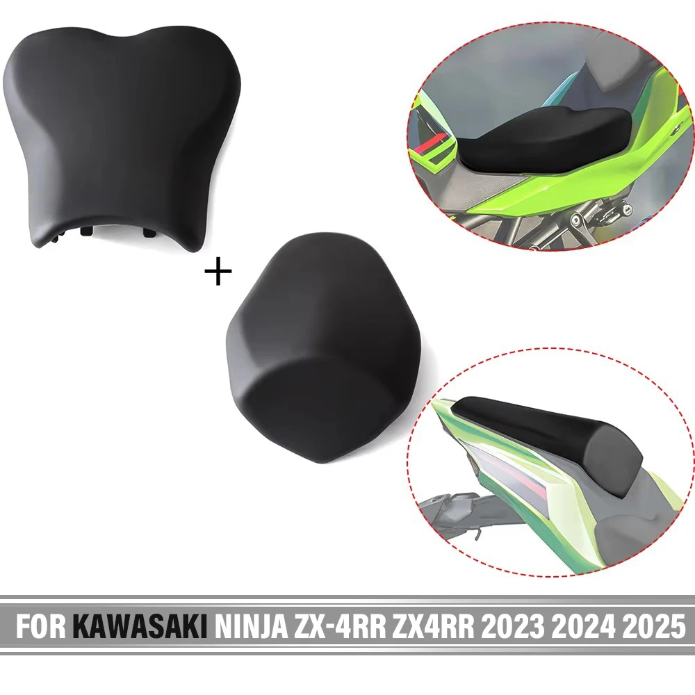 

For Kawasaki Ninja ZX-4RR ZX4RR ZX4R 2023 2024 2025 Motorbike Parts Rear Passenger Seat Front Rear Driver Passenger Seat Cover