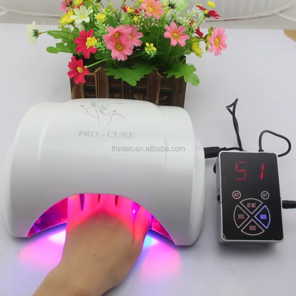 Alibaba 36 W 48W 3 in 1 pro cure nail lamp light professional 48 watts led nail dryer best quality led nail gel dry uv lamp oven