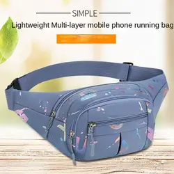 Running Chest Bags Women Sport Waist Bags Multifuntional Multiple Compartments Shoulder Bags Hot Stamping Letters