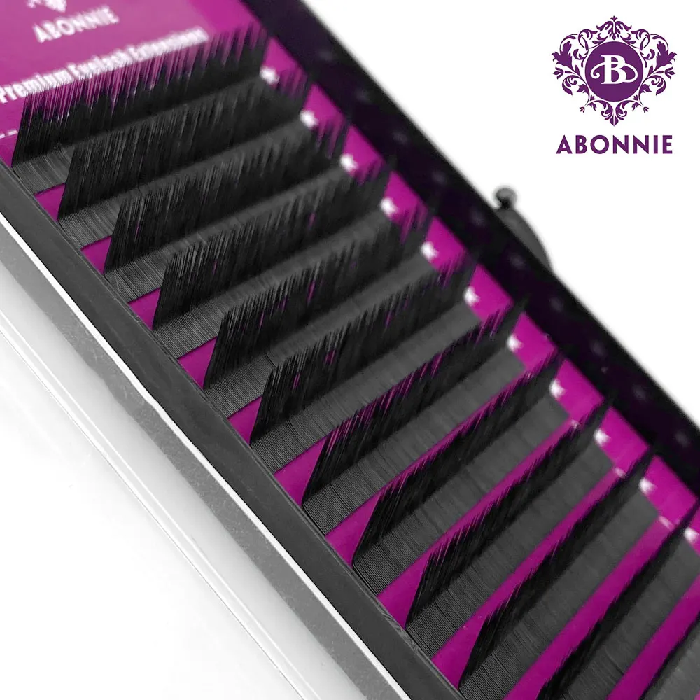 Abonnie B/C/CC/D/L Curl Classic Individual Eyelashes Extensions Fluffy Volume Lashes Supply All Size Cilios L