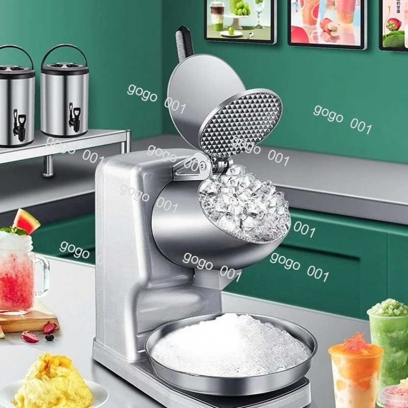 Vending & Milk Tea Shop Ice Shaver with Durable Motor, Easy Operation & Safety Switch, for Fine or Coarse Ice