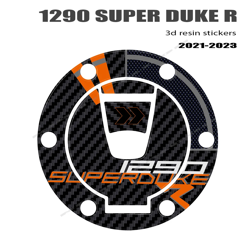 

for 1290 Super Duke R 2018-2023 1290 superduke r Motorcycles Protectors Compatible Fuel tank cap 3D Epoxy Resin Sticker Kit