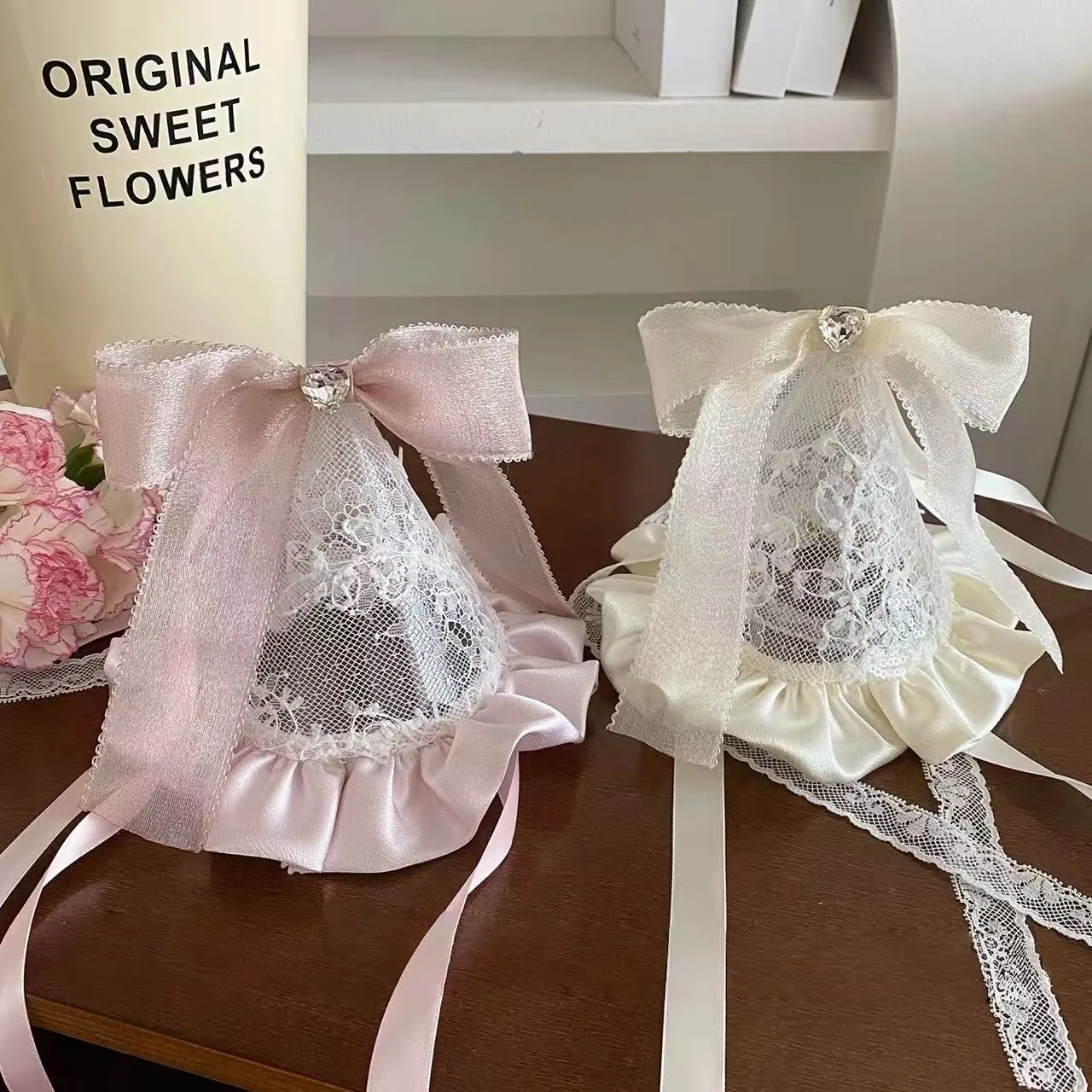 Minimalistische Spitzen-Mädchen-Baby-Prinzessinnenkrone Blumen-Diamant-Stirnband Kopfschmuck Kinder-Geburtstagsgeschenk Party-Kopfbedeckung Haaraccessoires – Detail 10