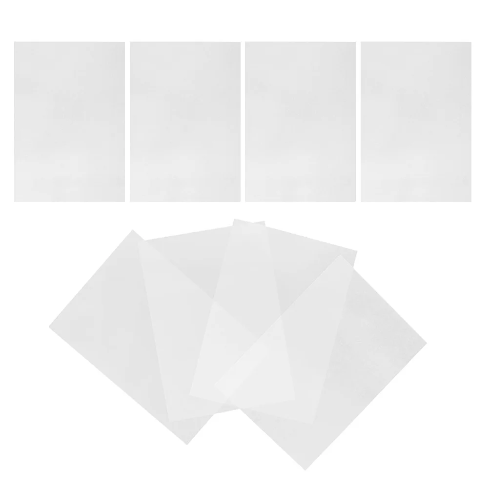 8pcs Glow In The Dark Heat Shrink Sheets Translucent Luminous Diy Craft Material For Jewelry Keychains Ornaments Shrink Plastic