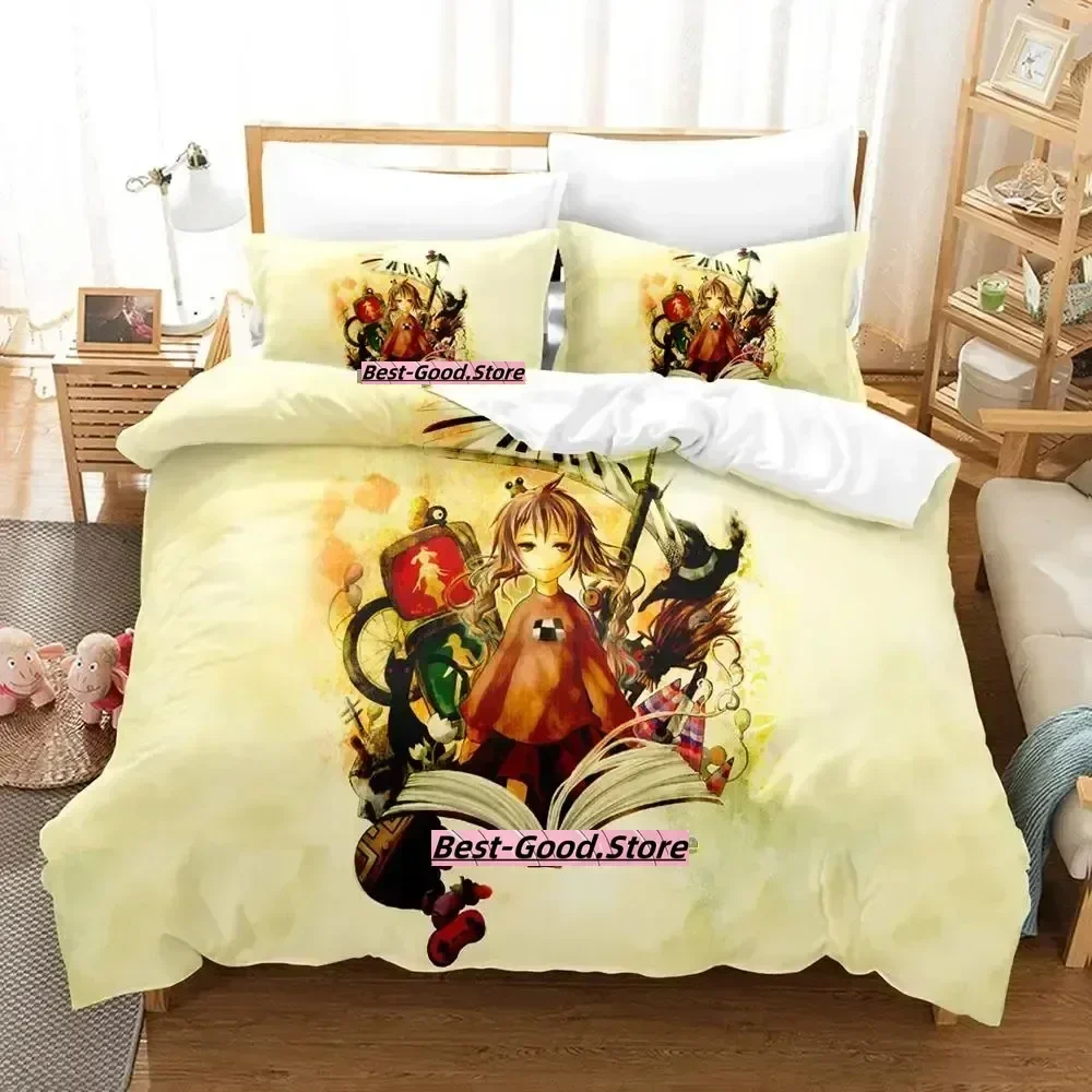 

2023 Yume Nikki Bedding Set Duvet Cover Sheet Printed Bed Set Pillowcase Bed Full Queen King Size Comforter Bedroom